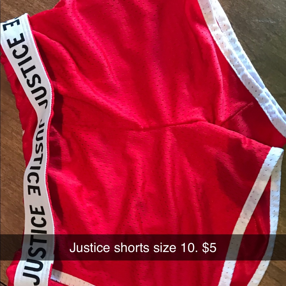 Justice shorts